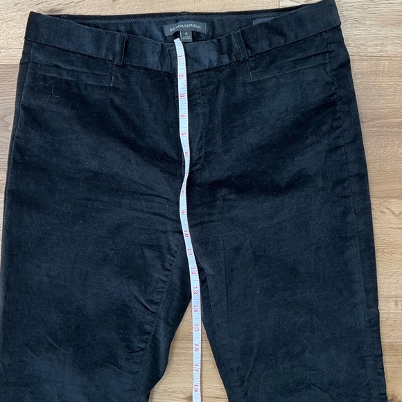 Banana Republic black velvet Sloan pant - Picture 11 of 11
